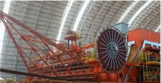 Stockyard için Kömür Varil Geri Kazanım Cihazları Dökme Yük Taşıma Ekipmanları