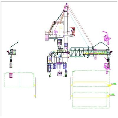 Yükleme Kapasitesi 4000t/H Süreklilik Bantlı Tip Gemi Yükleyici