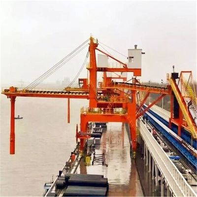 Gemiye Yükleme Dökme Malzemeler İçin Kapasite 600 Tph Bantlı Tip Gemi Yükleyici