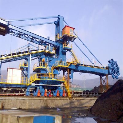 Kömür Depolama için Dökme Malzeme Deposu İstifleme ve Geri Kazanma Ekipmanları